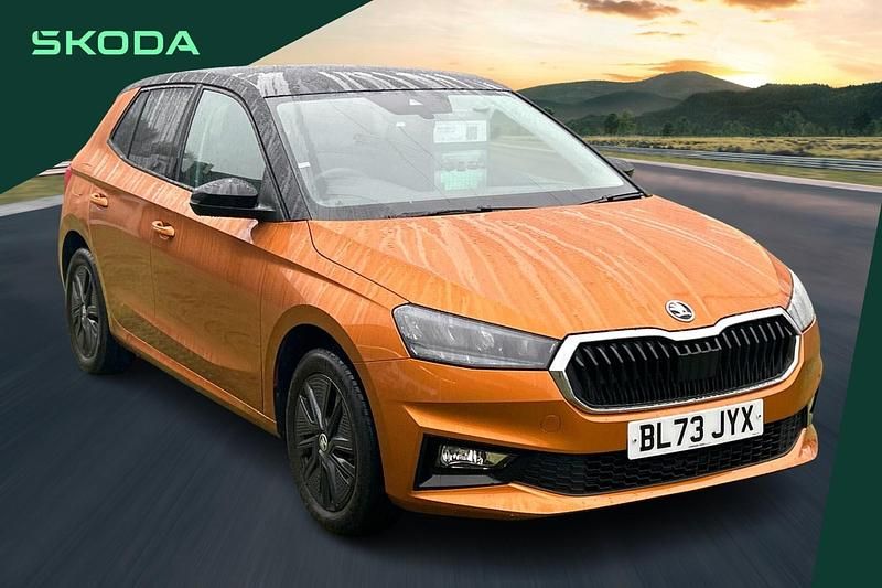 Used Skoda Fabia Colour Edition 94 HP (69 kW) 2023 Orange Hatchback
