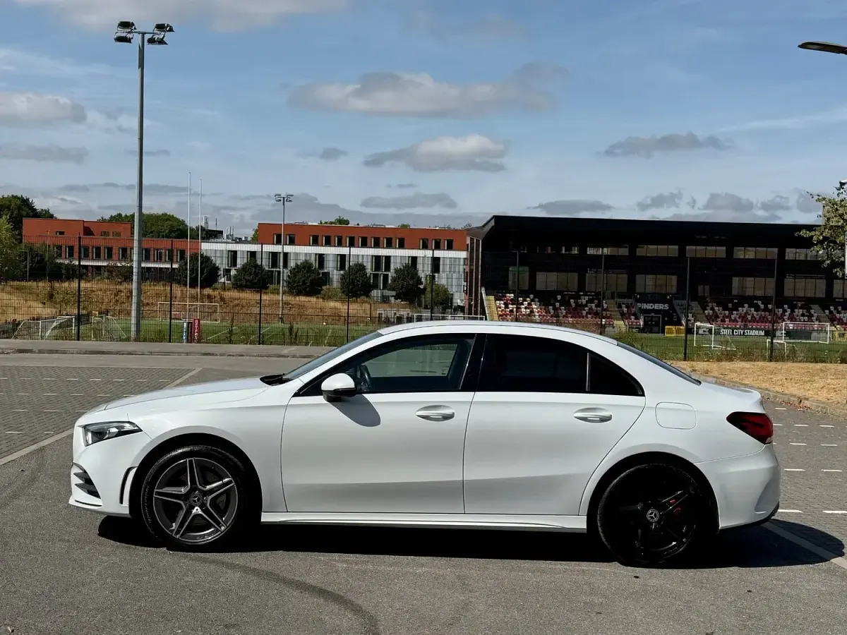 Used Mercedes A250 AMG line 2020 White Sedan