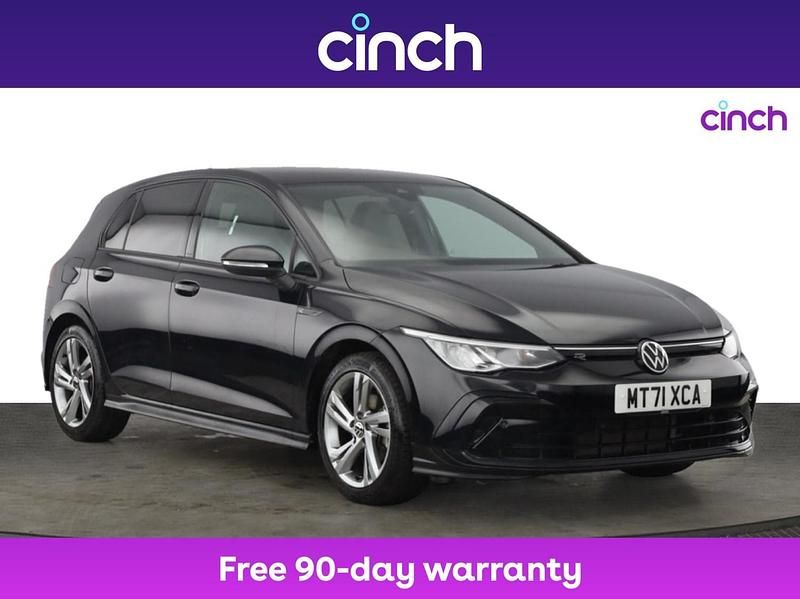 Black Used 2021 VW Golf VIII R-line Hatchback | £20,279 (Fair price) - Image 1/3