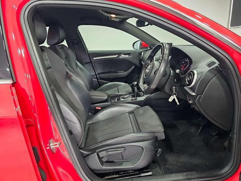 Used Audi A3 Sportback S-Line 2013 Red Hatchback