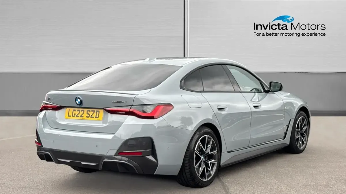 Used BMW i4 M Sport 250 kW (340 HP) 2022 Brooklyn grey metallic Sedan