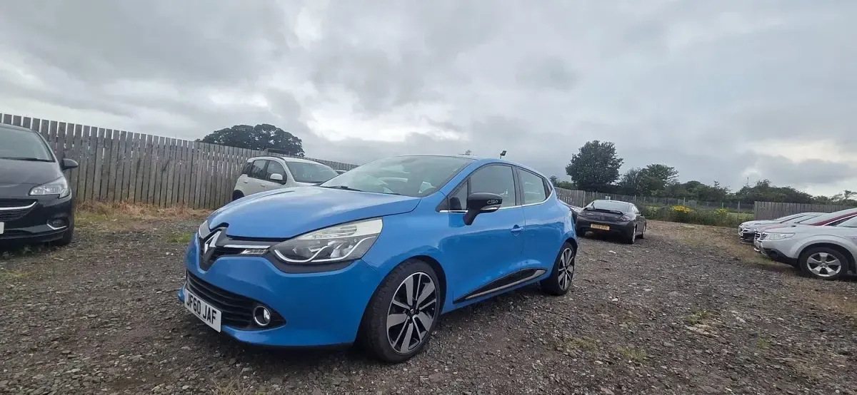 Used Renault Clio Dynamique 90 HP (66 kW) 2014 Blue Hatchback