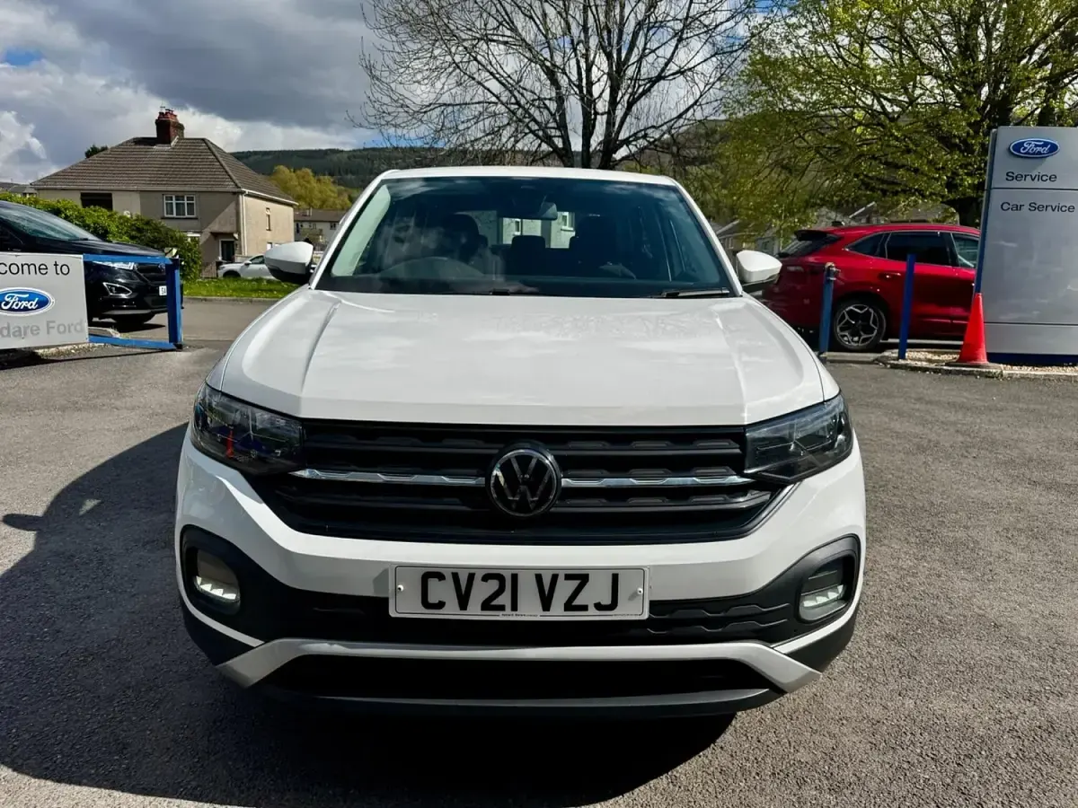 Used VW T-Cross S 95 HP (69 kW) 2021 White SUV