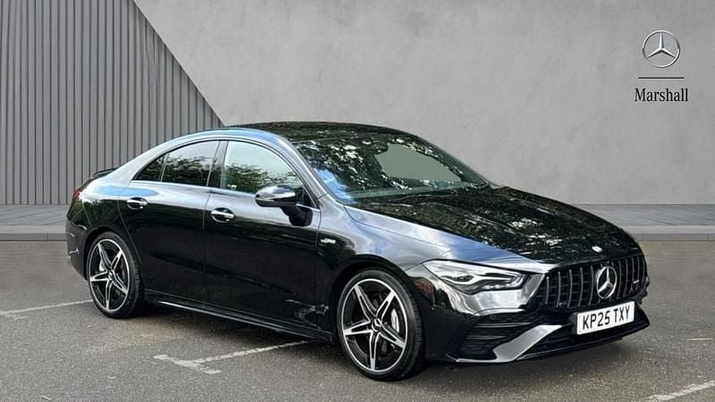 Black Used 2025 Mercedes CLA35 AMG Premium Coupe | £40,890 (Fair price) - Image 1/4