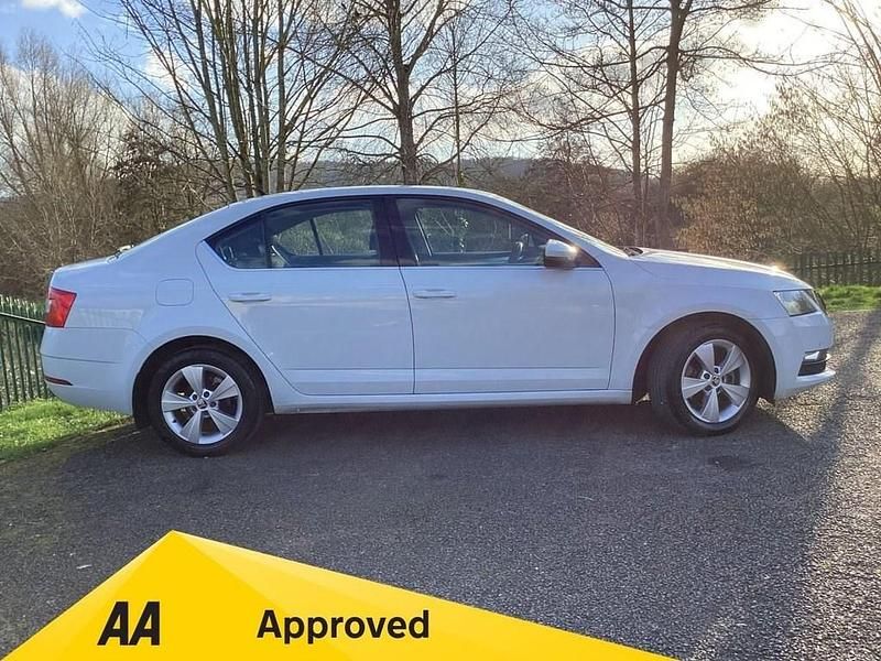 Used Skoda Octavia SE Technology 115 HP (84 kW) 2019 White Hatchback