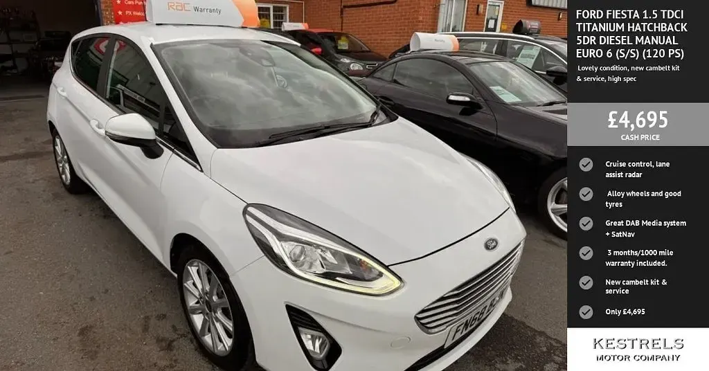 Używany Ford Fiesta Titanium 120 KM (88 kW) 2018 Hatchback