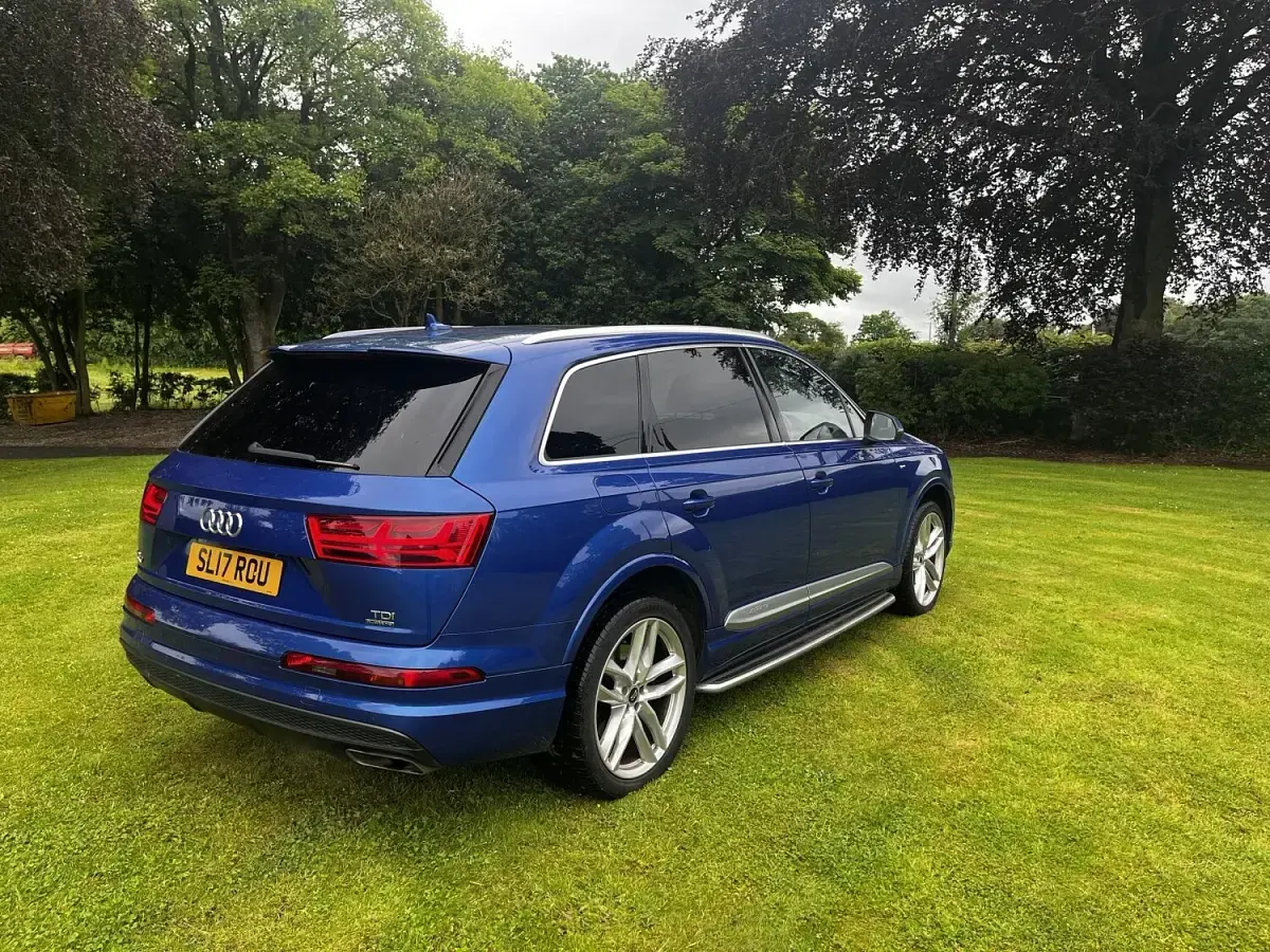 Used Audi Q7 S-Line 2017 Blue SUV