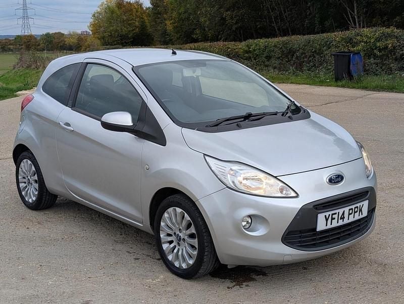 Silver Used 2014 Ford Ka Zetec Hatchback | £3,645 (Fair price) - Image 1/4