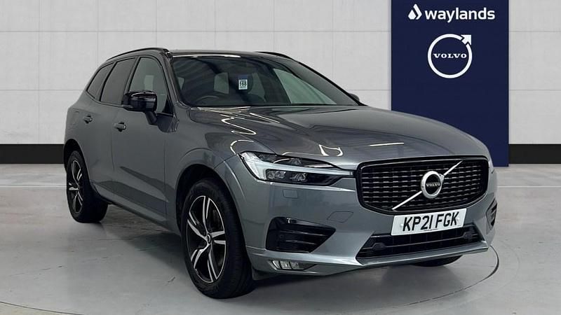 Grey Used 2021 Volvo XC60 R-Design SUV | £25,263 (Fair price) - Image 1/4