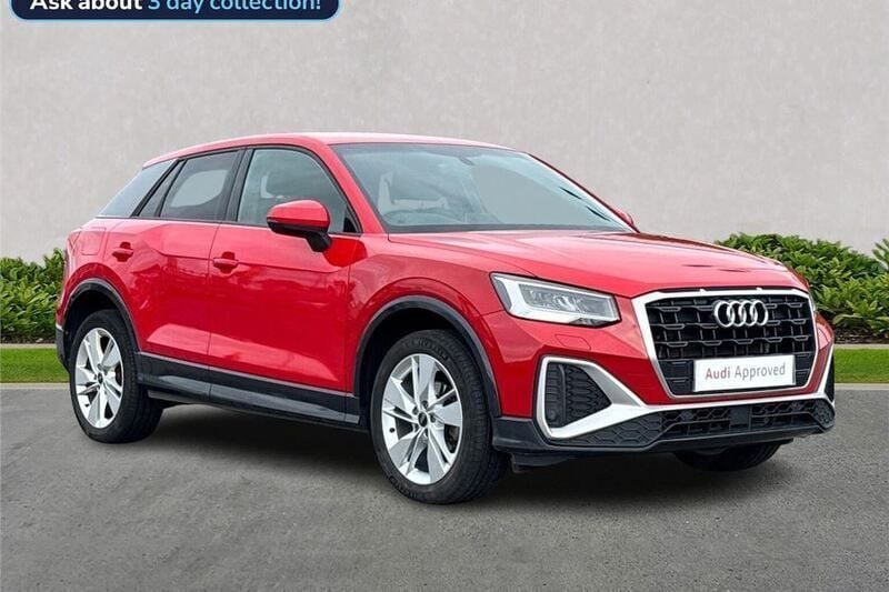 Red Used 2022 Audi Q2 S-Line SUV | £21,041 (Fair price) - Image 1/4