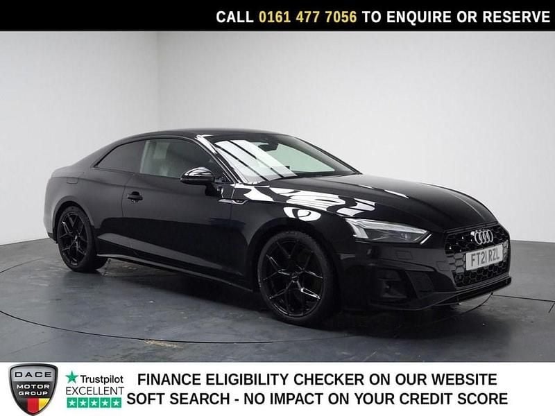 Used Audi A5 Comfort 150 HP (110 kW) 2021 Black Coupe