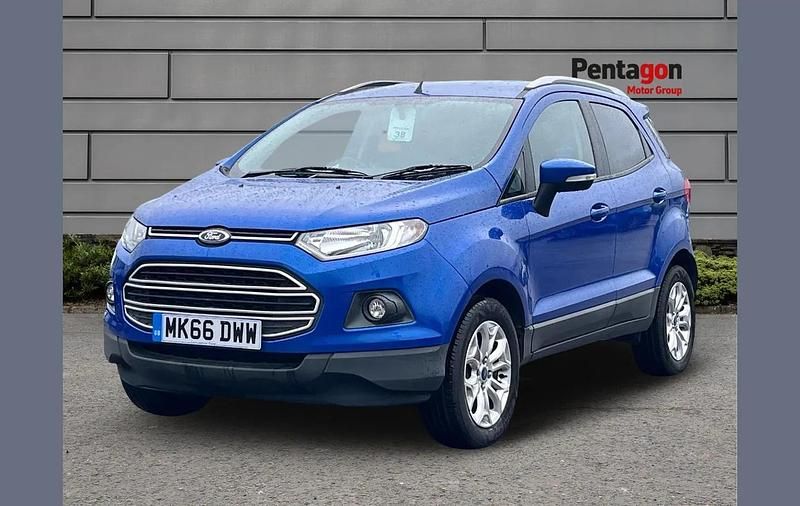 Used Ford Ecosport Zetec 123 HP (90 kW) 2016 Blue SUV