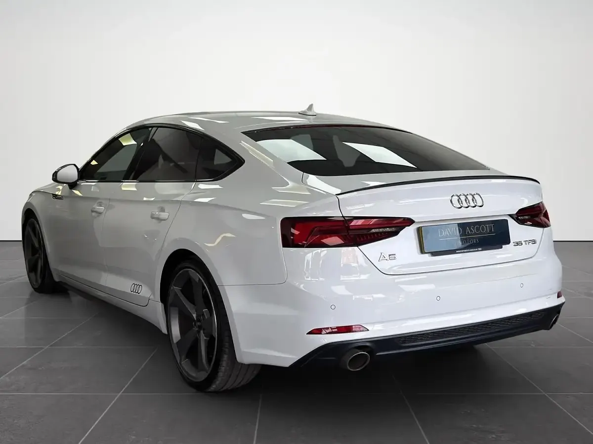 Used Audi A5 Sportback Black Edition 2019 White Hatchback