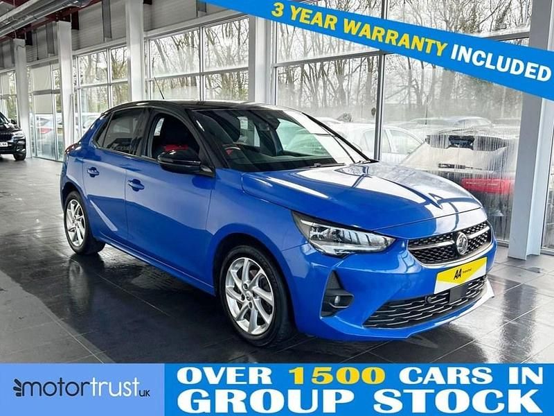 Used Vauxhall Corsa SRi 100 HP (73 kW) 2020 Blue Hatchback