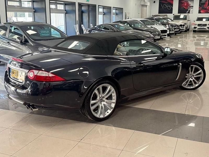 Used Jaguar XKR Supercharged 420 HP (308 kW) 2008 Black Cabriolet