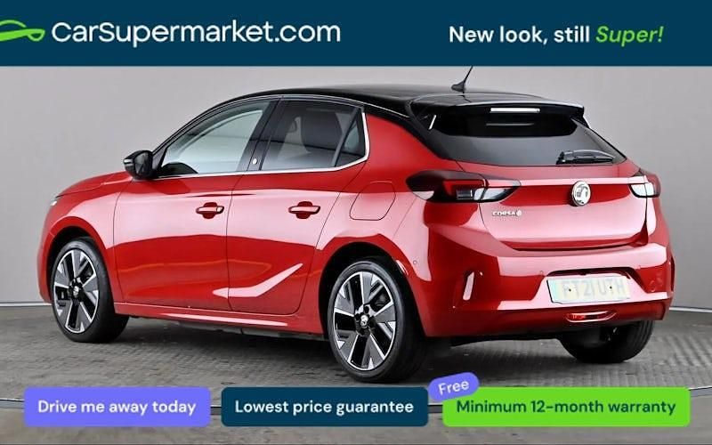 Used Vauxhall Corsa-e Elite 100 kW (136 HP) 2020 Red Hatchback