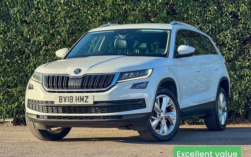 White Used 2018 Skoda Kodiaq SUV | £17,295 (Good price) - Image 1/4