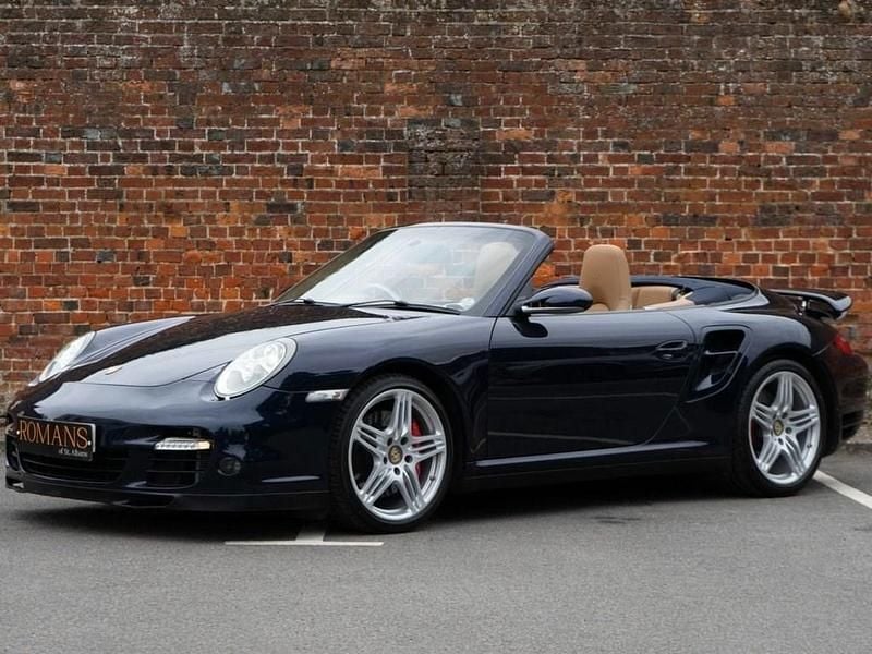 Blue Used 2007 Porsche 997 Turbo Cabriolet | £45,995 - Image 1/3