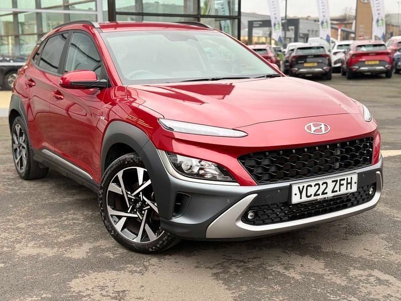 Red Used 2022 Hyundai Kona Premium SUV | £14,000 (Fair price) - Image 1/4