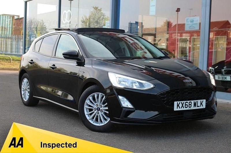 Black Used 2018 Ford Focus Titanium Hatchback | £11,495 (Fair price) - Image 1/3