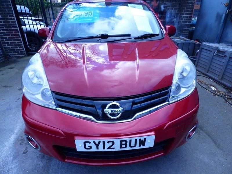 Used Nissan Note Acenta 2012 Red Hatchback