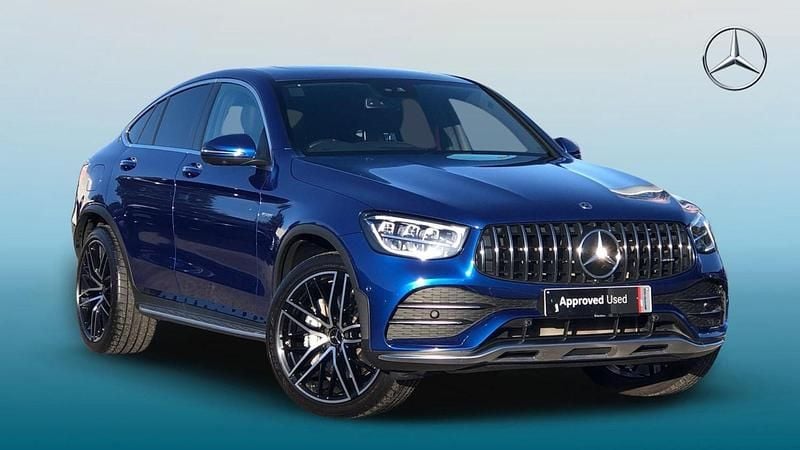 Blue Used 2022 Mercedes GLC43 AMG Premium Plus Coupe | £47,995 (Fair price) - Image 1/4