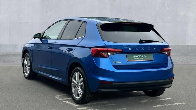 Begagnad Skoda Fabia SE L 150 HK (110 kW) 2026 Blå Halvkombi