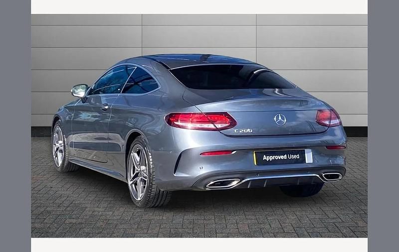 Used Mercedes C200 AMG line 180 HP (132 kW) 2022 Grey Coupe