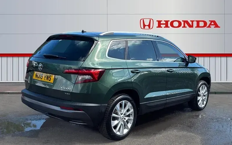Used Skoda Karoq SE L 150 HP (110 kW) 2018 Green SUV