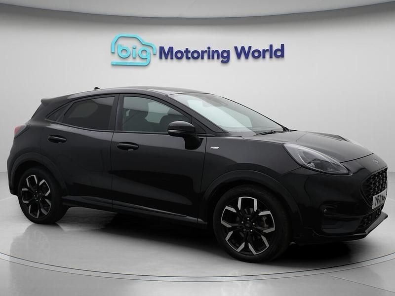 Black Used 2021 Ford Puma ST-Line X SUV | £14,538 (Good price) - Image 1/4