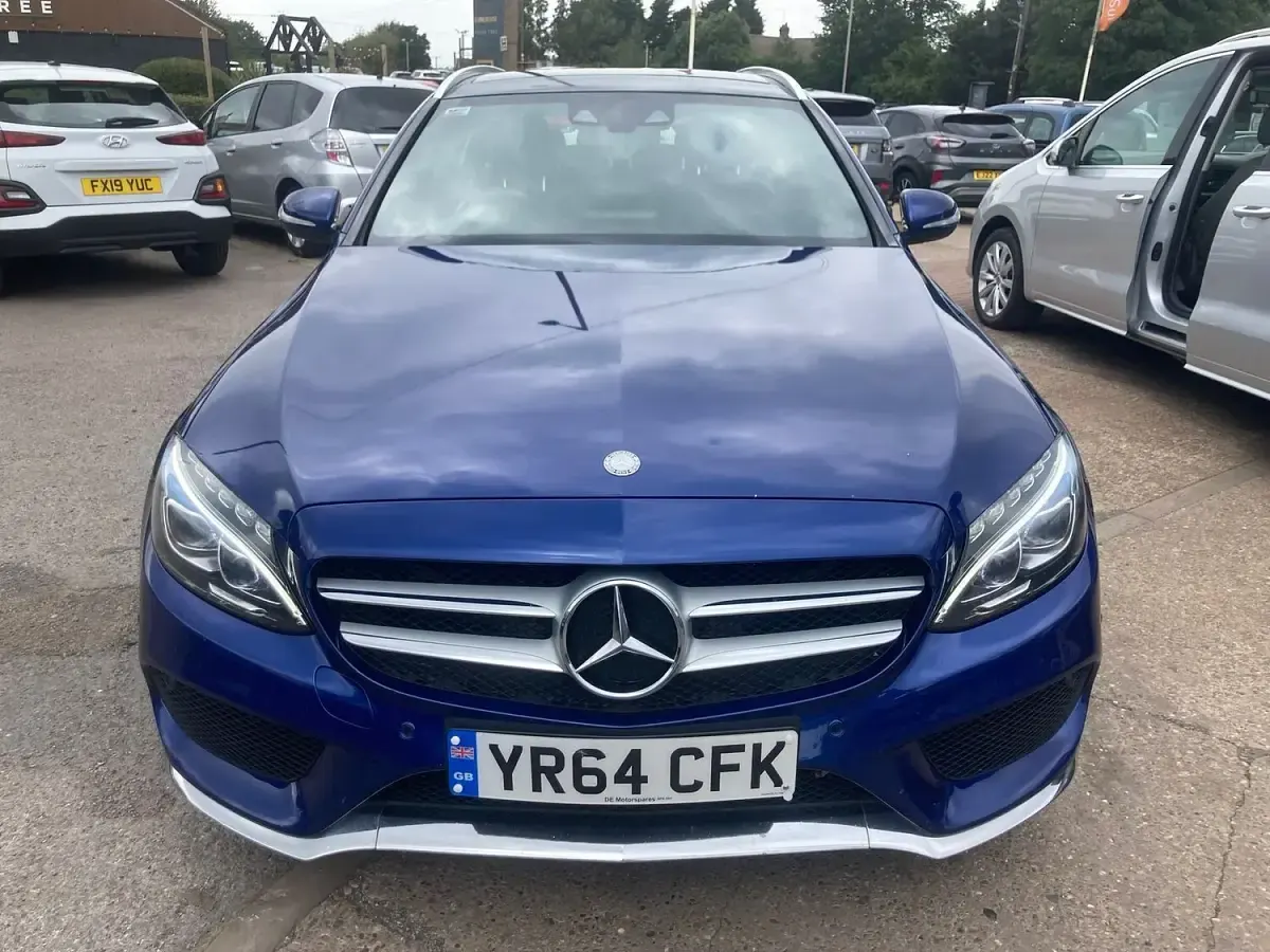 Used Mercedes C220 AMG Line Premium 2014 Blue Estate