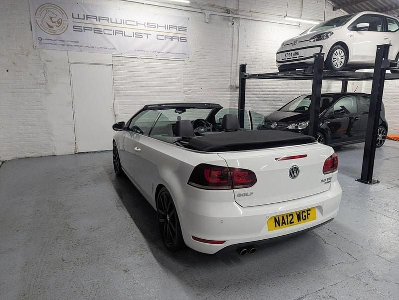 Used VW Golf Cabriolet GT 140 HP (102 kW) 2012 White Cabriolet