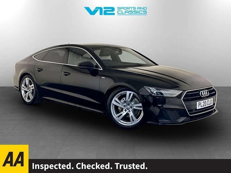 Black Used 2020 Audi A7 S-Line Hatchback | £21,495 (Good price) - Image 1/2