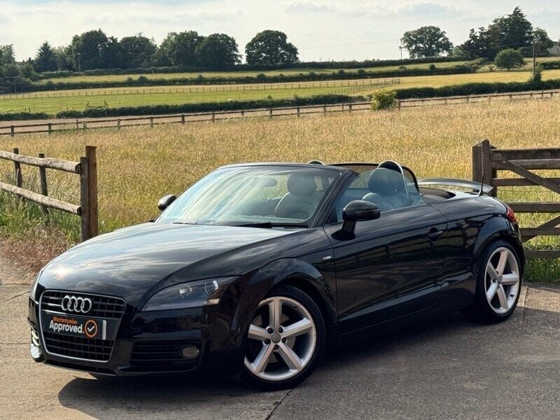 Black Used 2010 Audi TT S-Line Cabriolet | £5,495 (Fair price) - Image 1/4