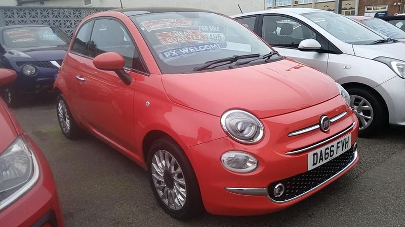 Used Fiat 500 Lounge 69 HP (50 kW) 2016 Pink Hatchback