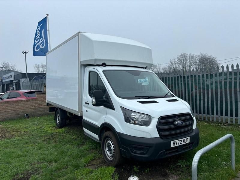 Used Ford Transit 130 HP (95 kW) 2022 White Cabriolet