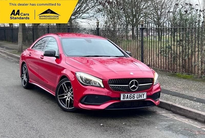 Used Mercedes CLA220 AMG line 177 HP (130 kW) 2017 Red Sedan