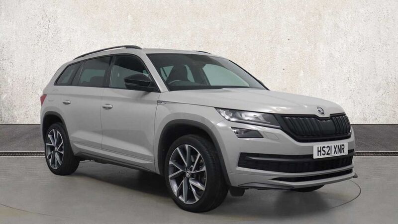 Grey Used 2021 Skoda Kodiaq SportLine SUV | £29,457 (A bit pricey) - Image 1/3