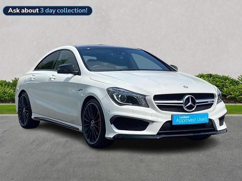 White Used 2014 Mercedes CLA45 AMG Sedan | £17,259 (Fair price) - Image 1/2