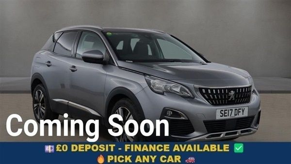 Grey Used 2017 Peugeot 3008 Allure SUV | £11,749 (Fair price) - Image 1/1