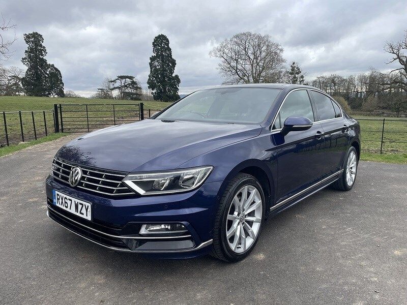 Blue Used 2017 VW Passat R-line Sedan | £10,495 (Fair price) - Image 1/4