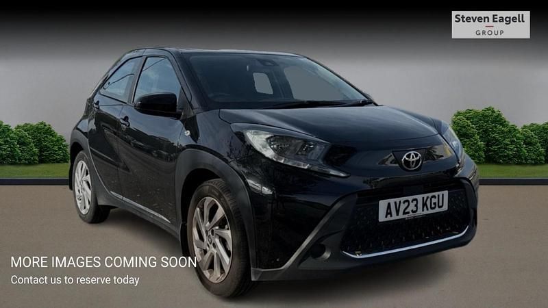 Black Used 2023 Toyota Aygo PURE Hatchback | £12,375 (Good price) - Image 1/4
