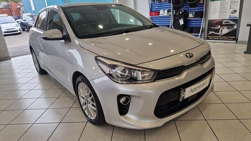 Silver Used 2018 Kia Rio Hatchback | £6,849 (Fair price) - Image 1/4