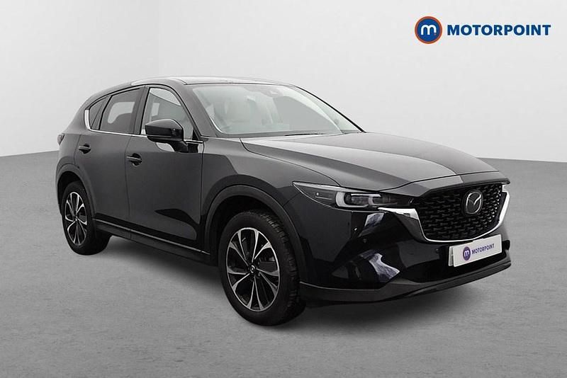 Black Used 2023 Mazda CX-5 Exclusive-Line SUV | £24,849 (Fair price) - Image 1/4