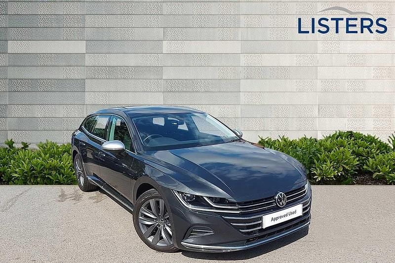 Manganese grey Used 2023 VW Arteon Elegance Estate | £27,990 (Fair price) - Image 1/4