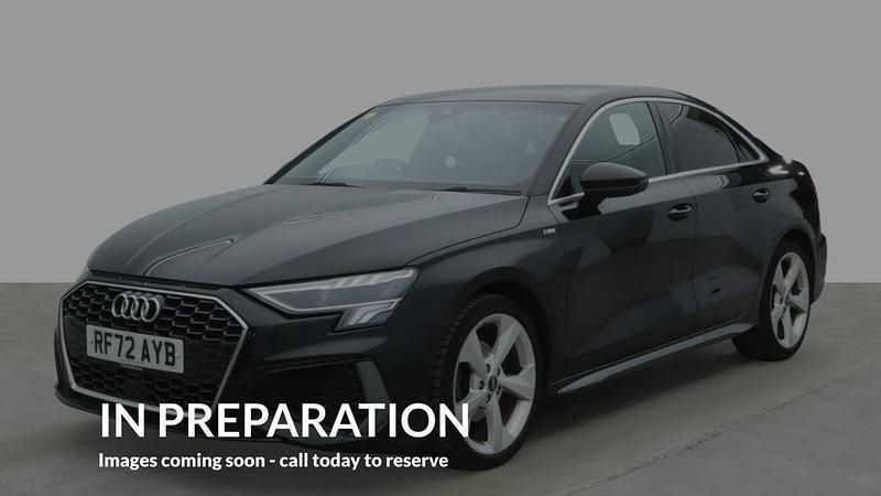Used Audi A3 S-Line 110 HP (80 kW) 2022 Black Sedan