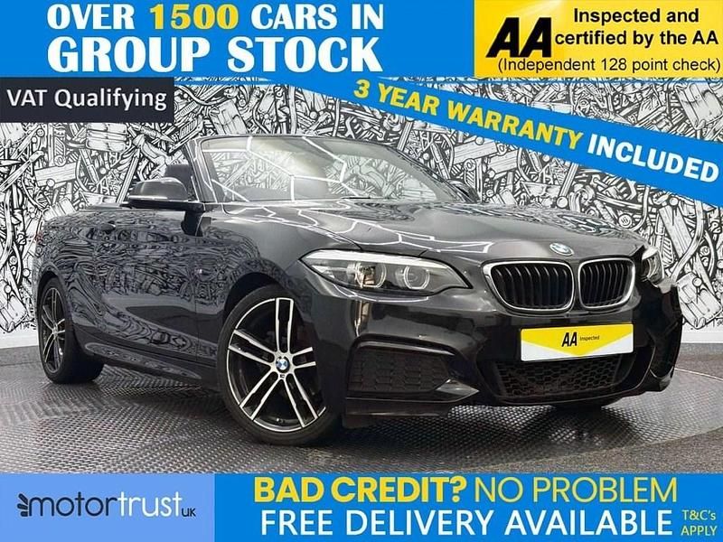 Used BMW 218 M Sport 136 HP (100 kW) 2021 Black Cabriolet