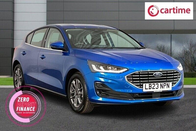 Blue Used 2023 Ford Focus Titanium Hatchback | £16,760 (Good price) - Image 1/3