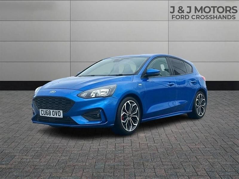 Used Ford Focus ST-Line X 125 HP (91 kW) 2018 Blue Hatchback