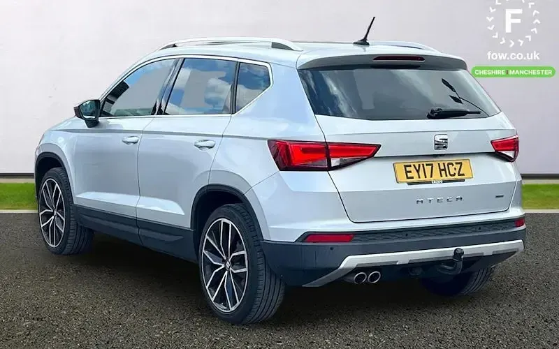 Begagnad Seat Ateca 4Drive 190 HK (139 kW) 2017 Silver SUV